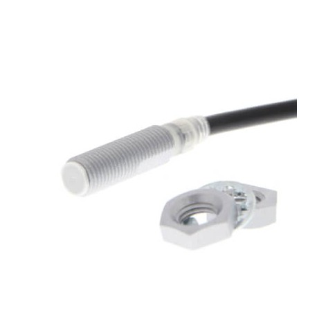 OMRON E2EQ-X3D18 2M E2EQ-X3D18 2M E2E 8471M 681648 OMRON Proximity sensor, inductive, brass-nickel, splash coating, M8, flush, 3..